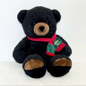 Jepenney  Vintage Plush Holiday Bear Black